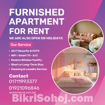 Premium 4-Bedroom Furnished Apartment for Foreigner & Family